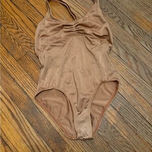 M Stevens Copper Bronze Leotard L